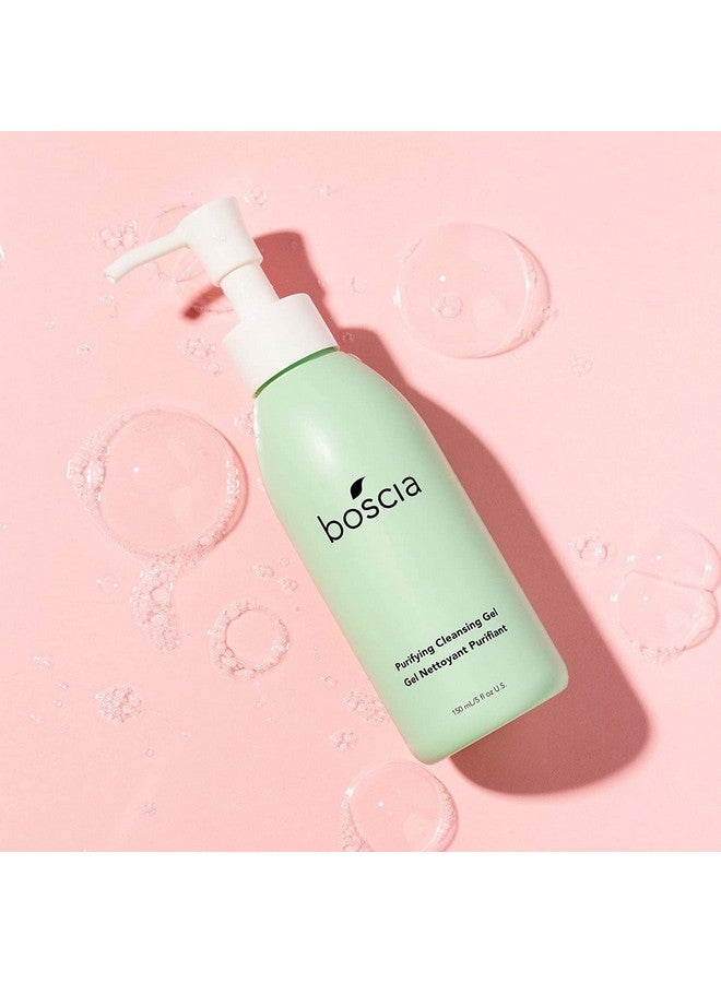 boscia boscia Purifying Cleansing Gel - Vegan, Cruelty-Free, Natural and Clean Skincare | Daily Natural Purifying Deep Cleansing Gel Face Cleanser, 5 fl oz - Image 3