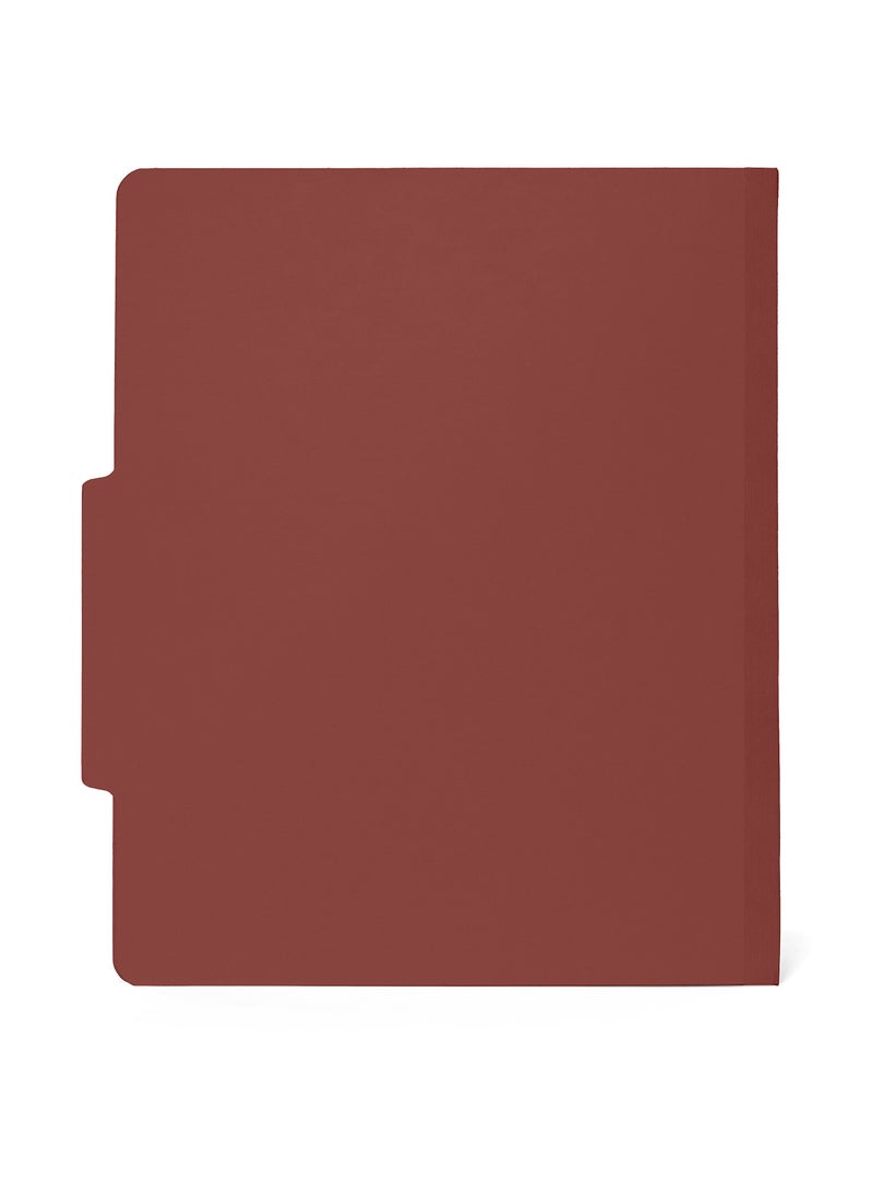 Blue Summit Supplies 10 Red Classification Folders - 2 Divider - 2 Inch Tyvek Expansions - Durable 2 Prongs Designed to Organize Standard Medical Files, Law Client Files, Office Reports - Letter Size, Red, 10 Pack  - Image 4