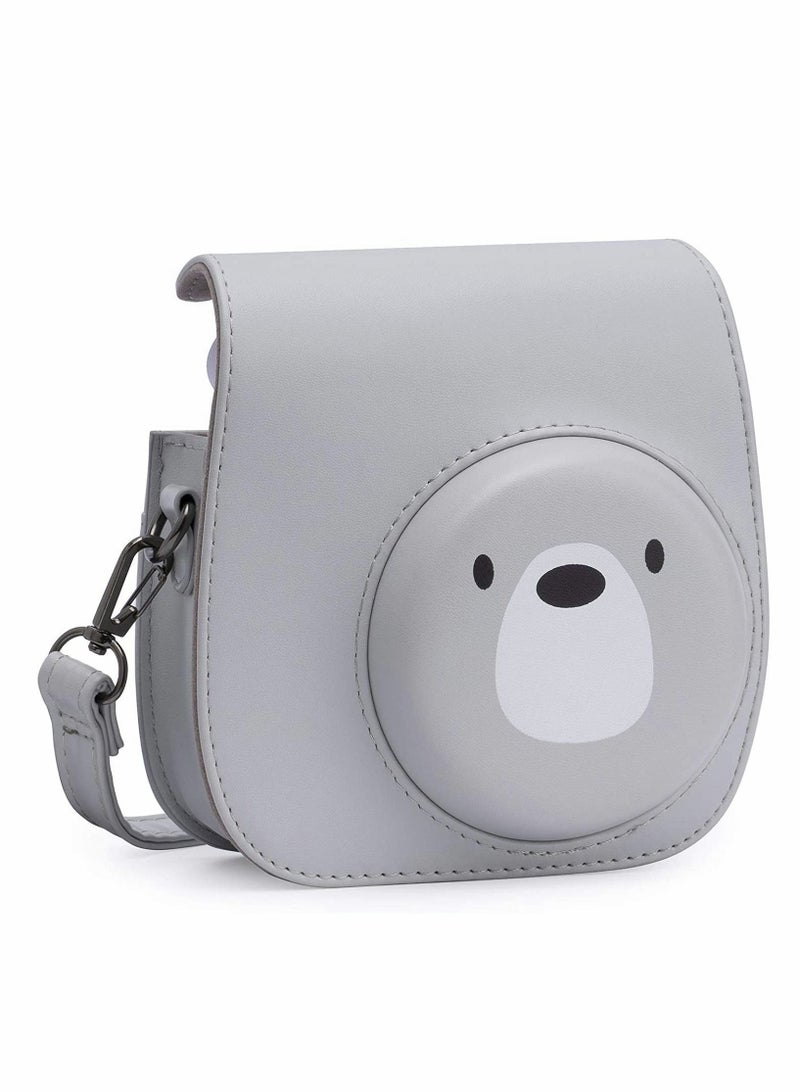 Frankmate Protective Case for Fujifilm Instax Mini 11 Instant Camera - Premium Vegan Leather Bag Cover with Removable Adjustable Strap  - Image 1