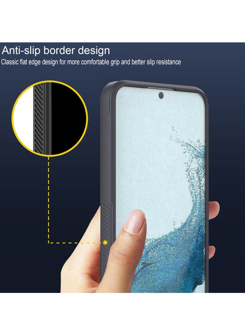 Premium Protection Back Silicone Case Compatible with Samsung Galaxy S24 Fe Magic Shield Shockproof Case with Camera Protection (Grey)