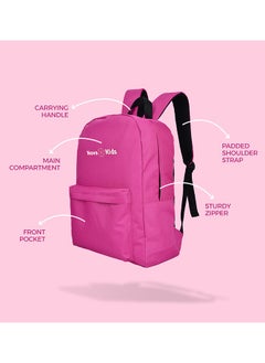 Nova kids 17Inch/18L  School Bag - Pink  - Image 5