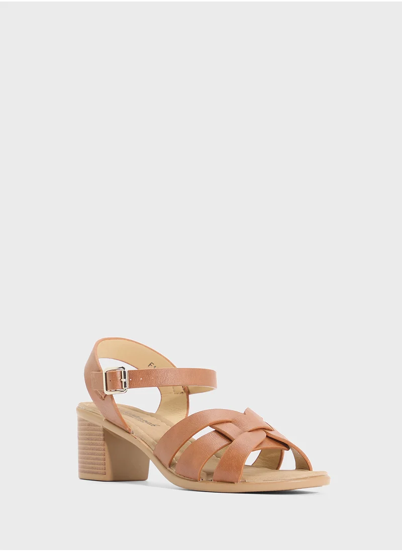 ELLA Casual Three Strap Sandal
