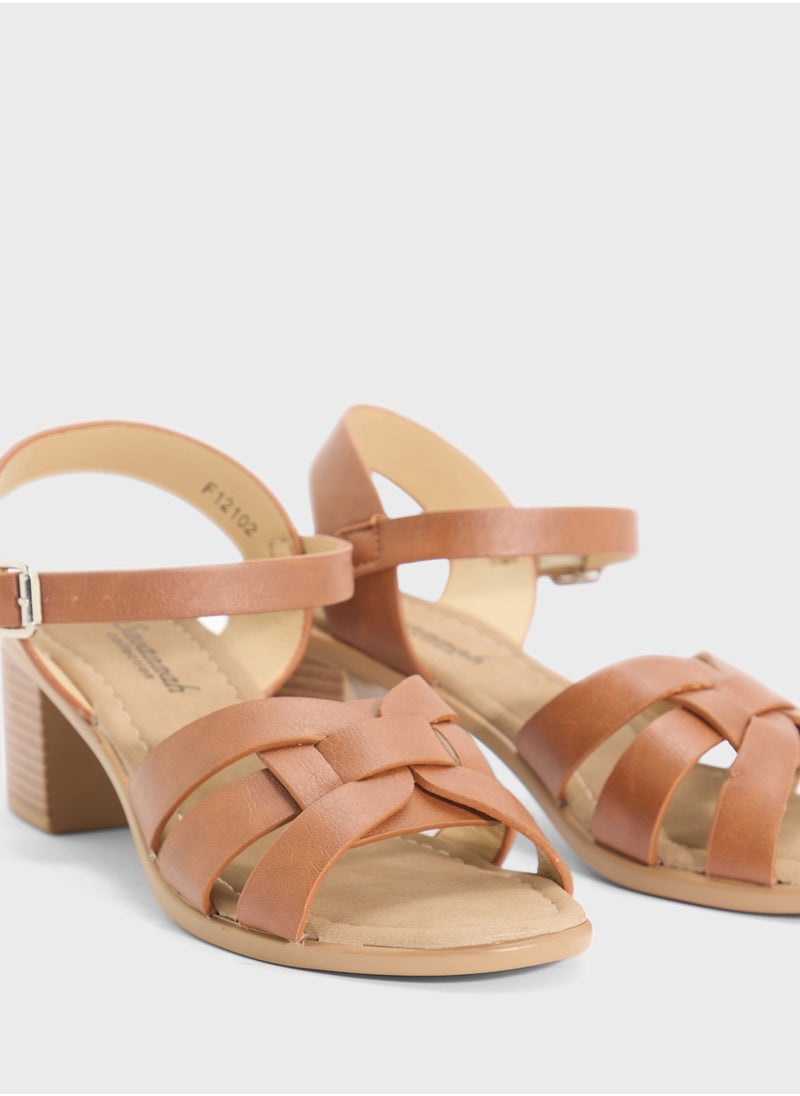 ELLA Casual Three Strap Sandal  - Image 4