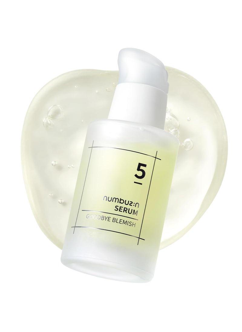 numbuzin numbuzin No.5 Serum | Goodbye Blemish Serum | for Acne Scars with Vitamin C, Niacinamide, Antioxidant | Lightweight Gel, Korean Skincare for Face | 1.69 fl. oz. 