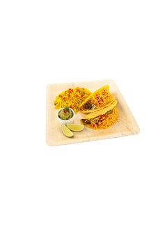 Restaurantware Restaurantware-9.8 x 9.8 Inch Bamboo Leaf Plates, 50 Square Disposable Bamboo Plates - Sustainable, heavy-duty, Bamboo Leaf Bamboo Dinner Plates, For Parties, Wedding Banquets Or Catered Events  - Image 2