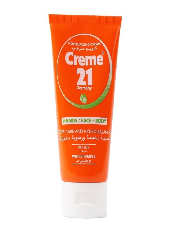 Creme 21 Moisturizing Cream With Vitamin E 75ml - Image 1