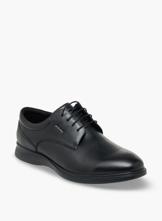 Le Confort Men Leather Lace-Up Derby Shoes