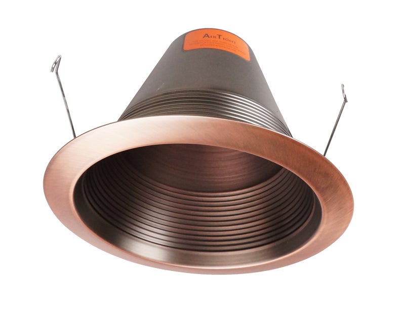 NICOR Lighting 6 inch Bronze Airtight Cone Baffle Trim, Fits 6 inch Housings (17550ABZ) - Image 2