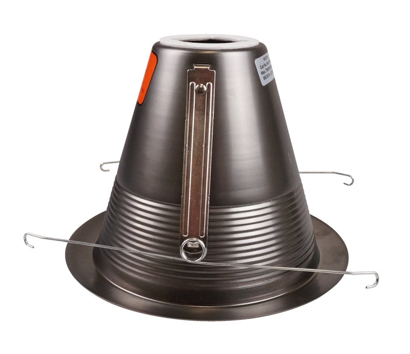 NICOR Lighting 6 inch Bronze Airtight Cone Baffle Trim, Fits 6 inch Housings (17550ABZ) - Image 3