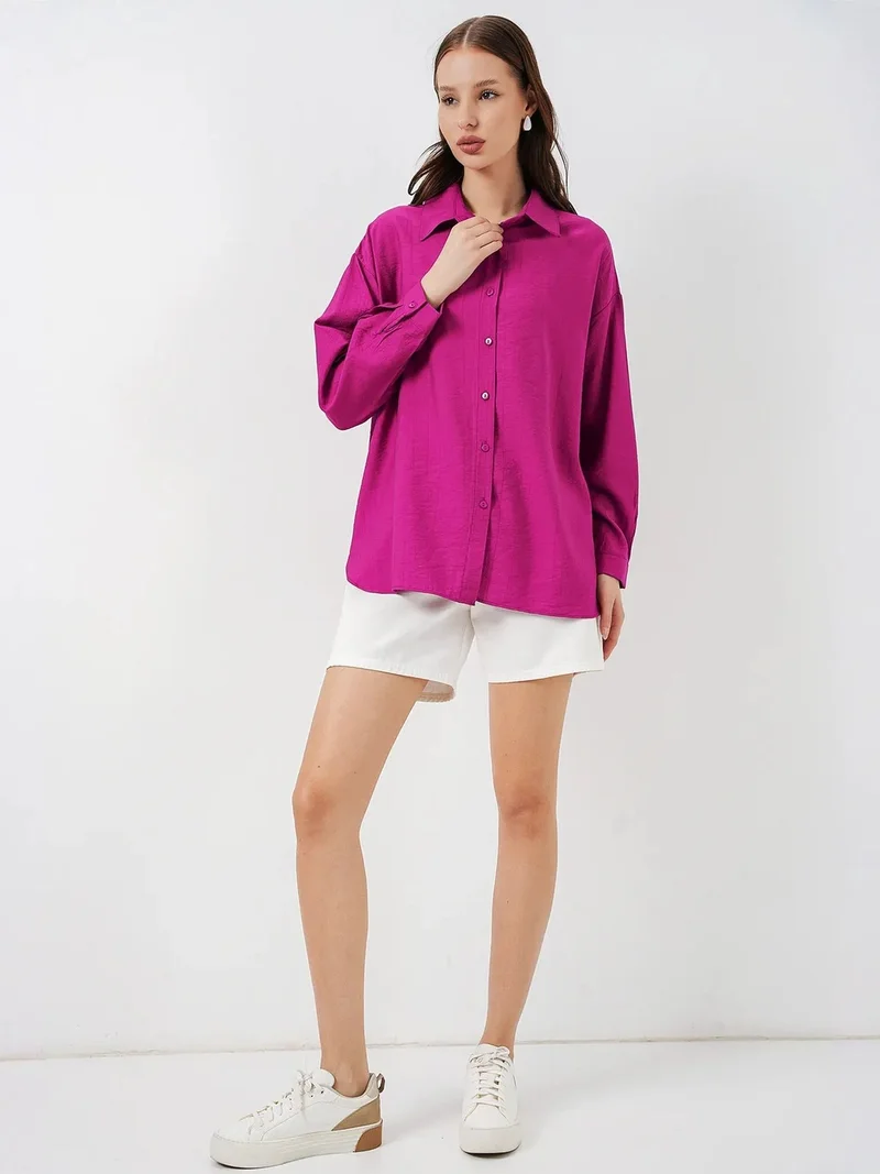 BIG DART BDART Oversized Long-Sleeve Button-Up Shirt