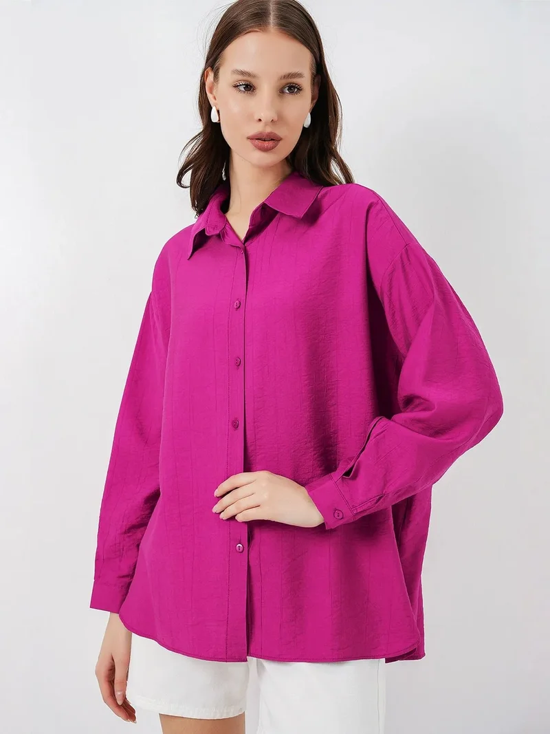 BIG DART BDART Oversized Long-Sleeve Button-Up Shirt