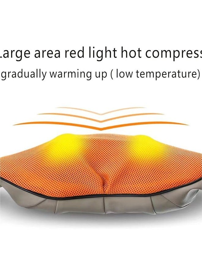 عربست شال تدليك على شكل حرف U، تدليك بالأشعة تحت الحمراء رباعي الأبعاد للسيارة والمنزل، جهاز للعناية بالكتف والرقبة - Image 5