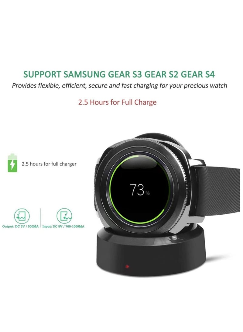 Samsung Gear S3 Charger, Bebetter Wireless Qi Charging Dock for Samsung Gear S3 Classic/Frontier Smartwatch (Also fit for Gear S2) - Image 2