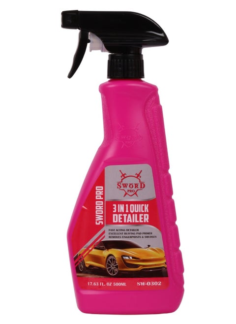 3 In 1 Car Polish 500 Ml Fast Acting Detailing Primer, Premium Polishing Primer, Removes Fingerprints And Stains