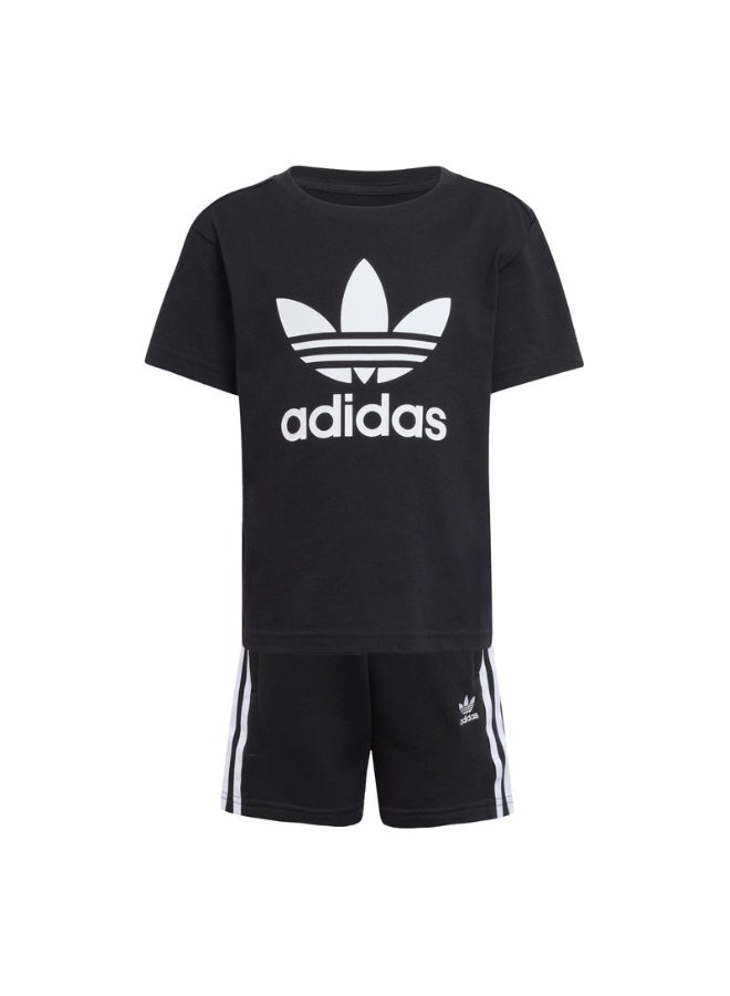 Adidas SHORT TEE SET Black Originals Kids SUITS  - Image 2