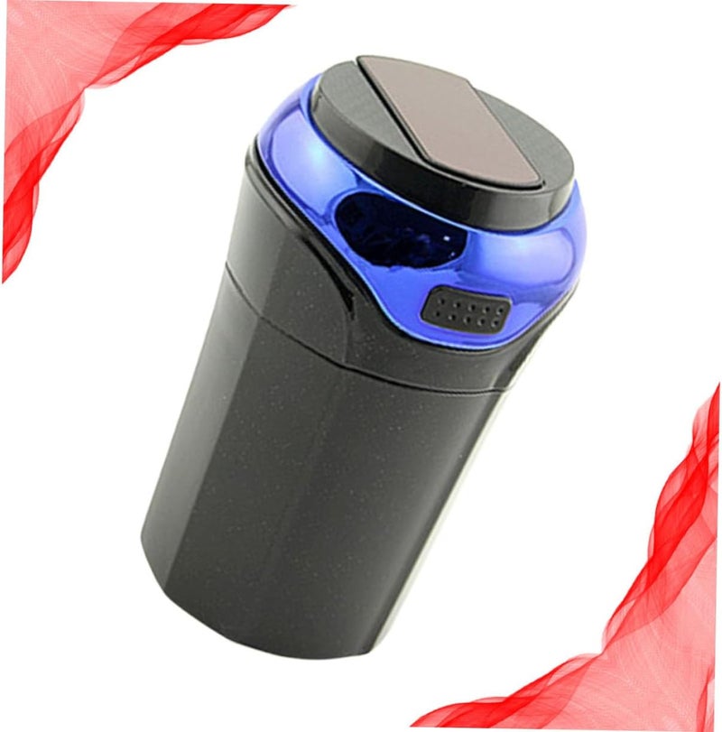 Car Ash Tray with Led Light Detachable Lighter Black Blue Fit Cup Holders Safe Cigarette Storage - Image 4