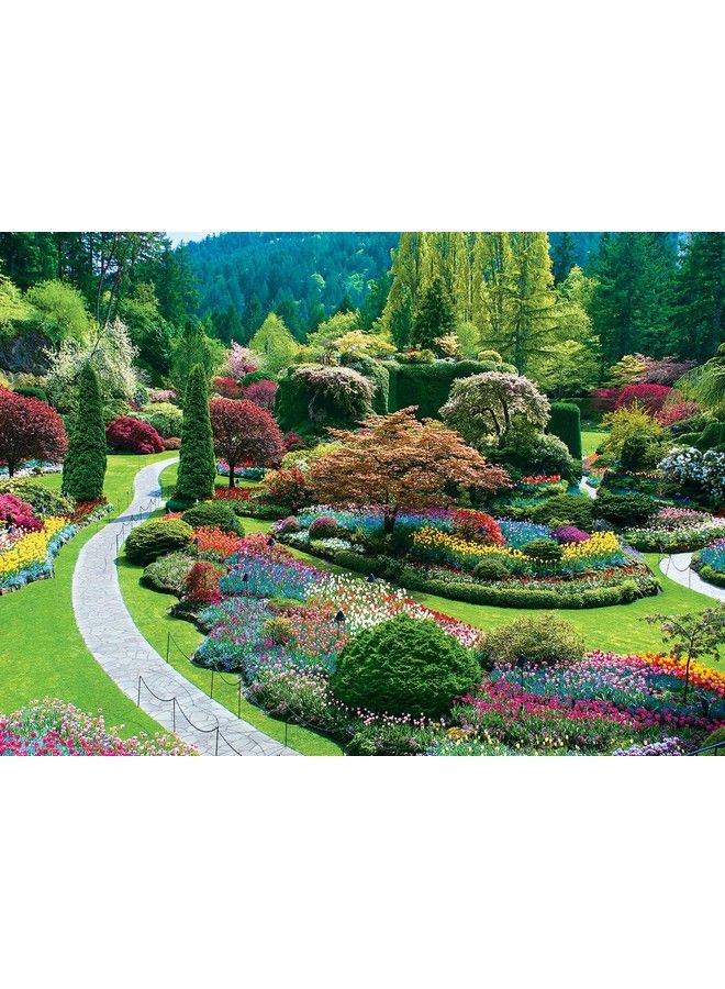 eurographics Butchart Gardens Sunken Garden Jigsaw Puzzle (1000Piece) - Image 3