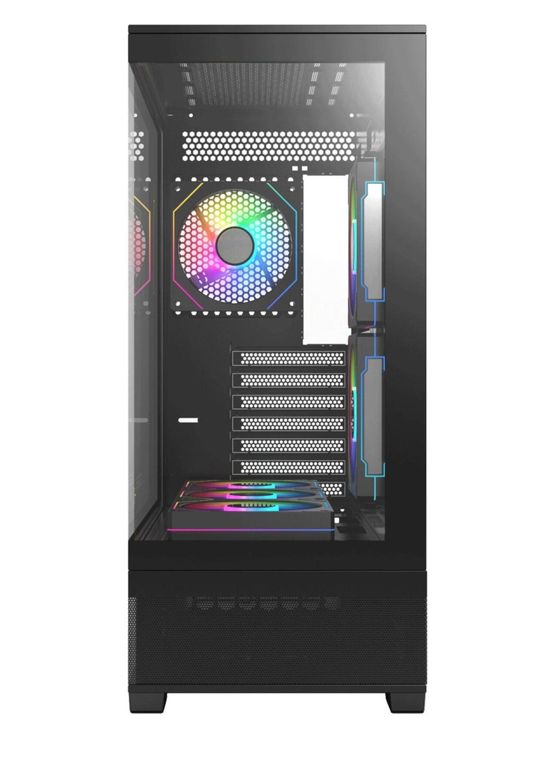 NANOTECH - Impact Gaming PC - Intel Core i7-12700F Desktop Processor, 12Cores & 20 Threads, DDR5 32GB (2*16) 6000MHz Ram, Nvidia GeForce RTX 4070 Super OC Edition 12GB GDDR6X GRAPHICS Card, 2TB NVMe M.2 SSD, 2 Fan AIO Liquid Cooler, 750W 80 Plus Power Supply, Windows 11 Pro | Wi-Fi - Image 1