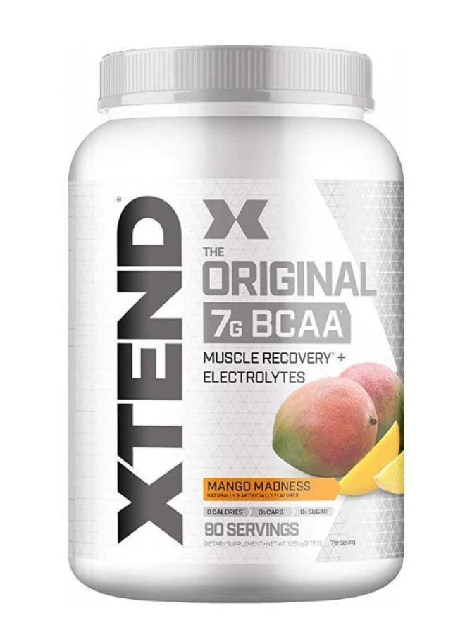 XTEND Xtend The Original 7G BCAA Muscle Recovery + Electrolytes, Mango Madness Flavor - 90 Servings 
