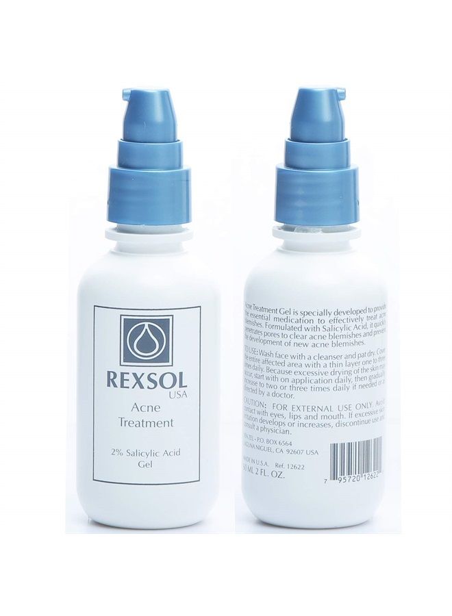 REXSOL Acne Treatment Gel Salicylic Acid Gel (60 ml / 2 fl oz) - Image 3