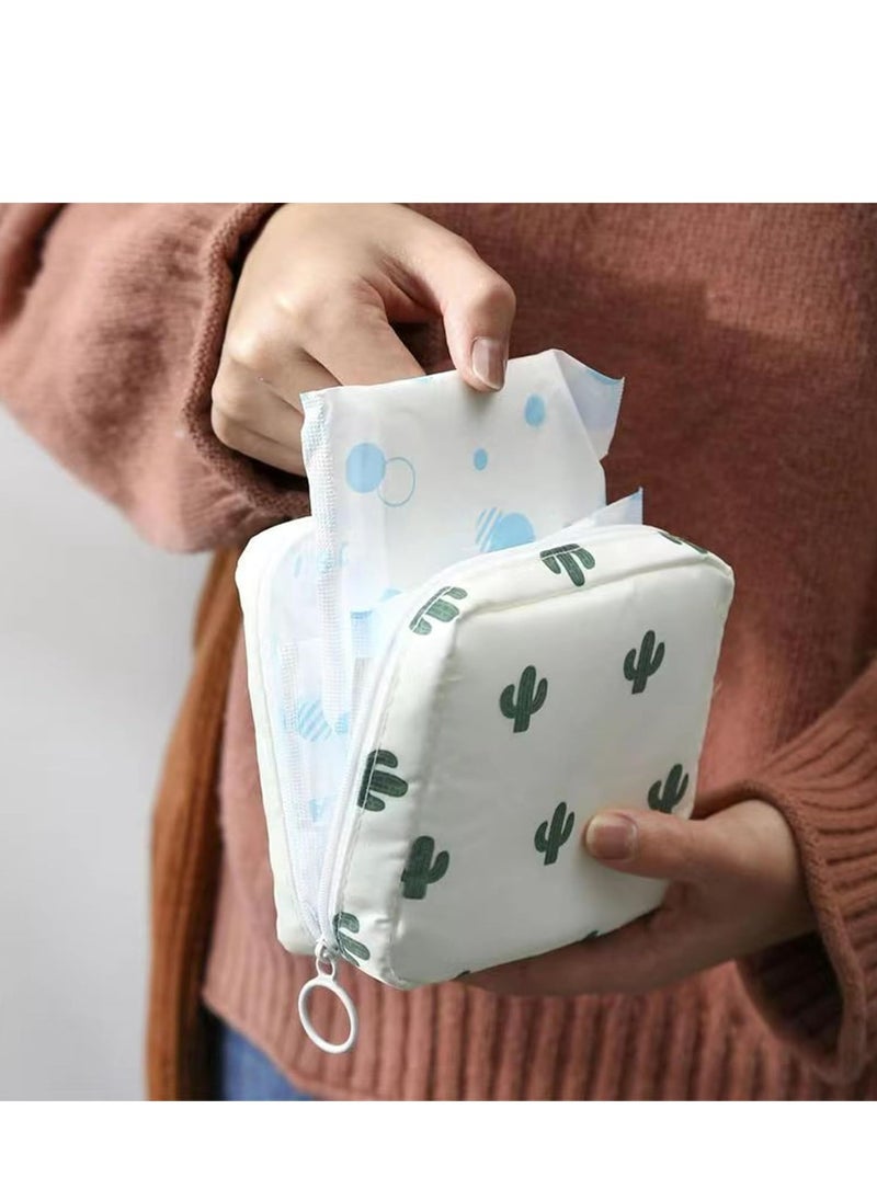 Oasisgalore Small Makeup Bag Cosmetic Bag Mini Travel Toiletry Bag Waterproof Travel Bag for Women  - Image 2