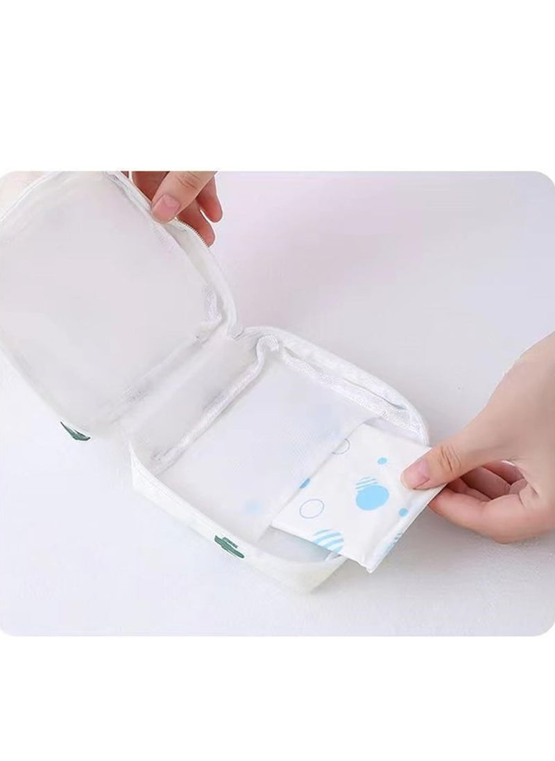 Oasisgalore Small Makeup Bag Cosmetic Bag Mini Travel Toiletry Bag Waterproof Travel Bag for Women  - Image 3