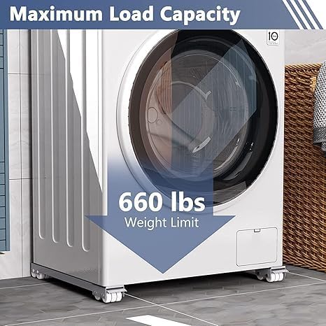 Gnanex Adjustable Furniture Mover Lifter Tool Set Furniture Rollers Mover for Washing Machines Refrigerators Dryers Dishwashers and Heavy Objects Support Bars Silver and Black - Image 5