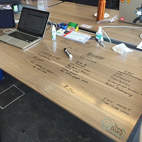 Think Board Clear Dry Erase Whiteboard 2'x3' – Self-Adhesive Transparent Writing Surface for Wall, Desk, or Fridge – Peel & Stick Removable Message Board for Home, Office & School - Image 2