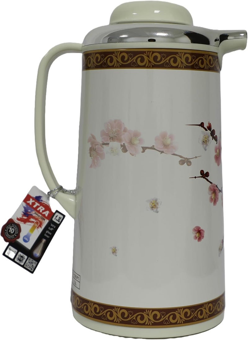 XTRA Handy Jug Flower White 1.3Ltr - Image 3