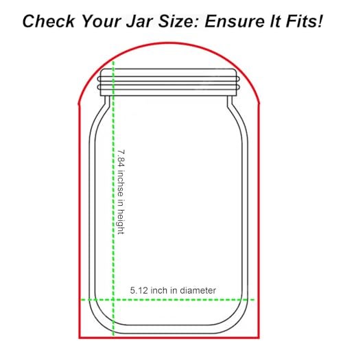 MENGBEI Large Glass Dome for MENGBEI Sourdough Starter Warmer, Warming Heating Pad Accessories Clear Glass Cover Fits Jars 24oz 34oz 40oz (7.87" * 5.12") - Image 2