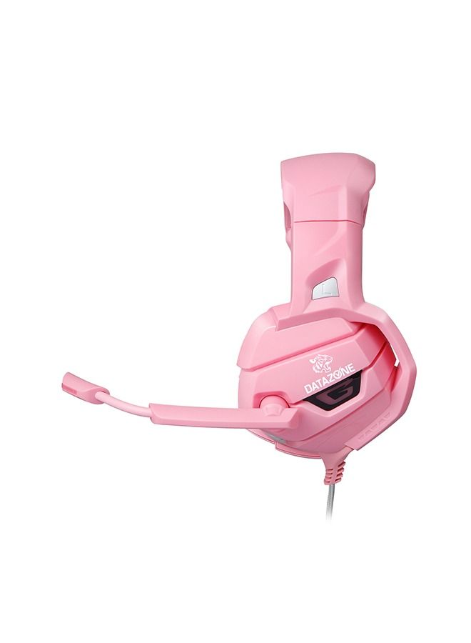 Datazone Gaming headphone, 3.5mm Plug Rainbow LED Light Adjustable headband with high Sensitivity Mic wide Compatibility with PS4, PS5, Xbox one and Switch. - Image 3