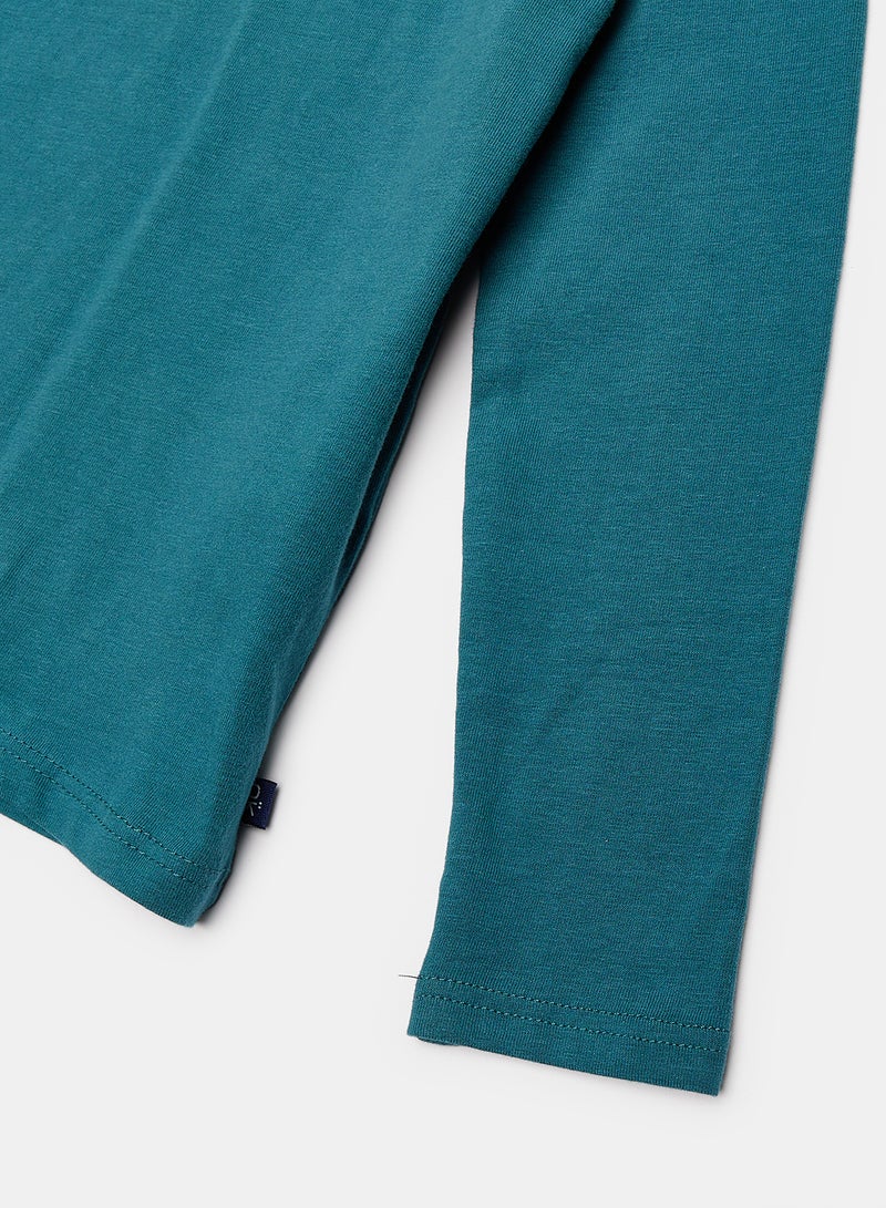 Okaidi Green T-Shirt for Boys - Image 4