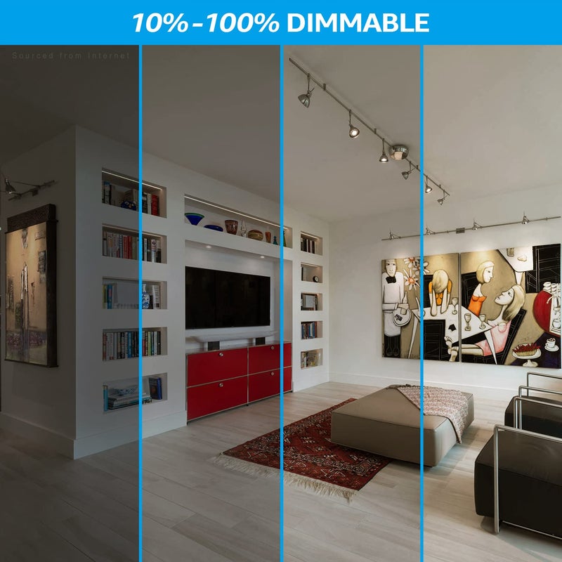 TORCHSTAR 12-Pack GU10 LED Bulbs Dimmable, 500LM 50W Halogen Equivalent, 4000K Cool White, 40Â° Beam Angle MR16 Spot Light Bulb for Recessed Lighting Track Lighting, UL Listed - Image 2