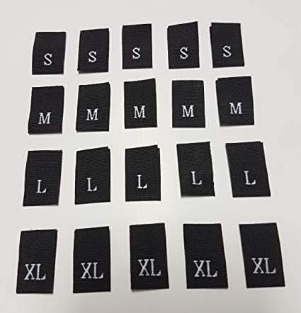 Bhavya Enterprises Bhavya Enterprises Size Label Black Number Roll Tags for Clothing Dresses and Other Project Pack of 100 S  - Image 2