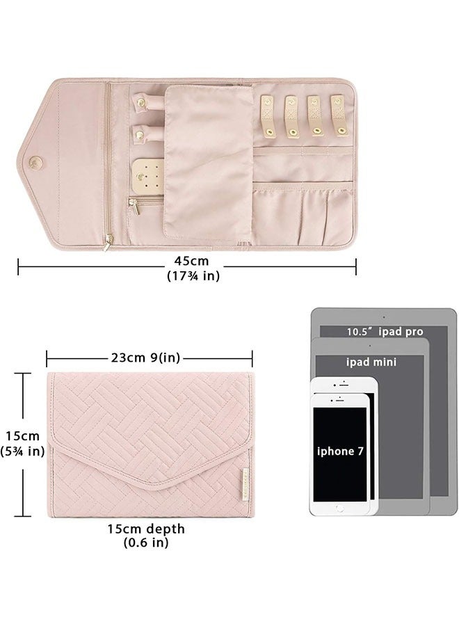 Ant Portable Travel Jewelry Bag Storage Bag, Foldable Jewelry Case for Journey-Rings Necklaces Bracelets Earrings - Image 2