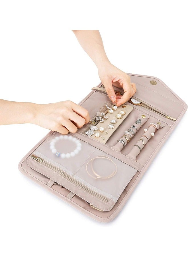Ant Portable Travel Jewelry Bag Storage Bag, Foldable Jewelry Case for Journey-Rings Necklaces Bracelets Earrings - Image 4