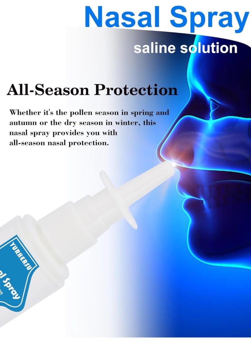 Suntown Nasal Spray Saline Solution (20ml), Gentle Moisturizing Nasal Mist for Daily Care ‚Äì Prevents Dryness & Cracking ‚Äì Ideal for Cold & Allergy Season Relief - Image 4