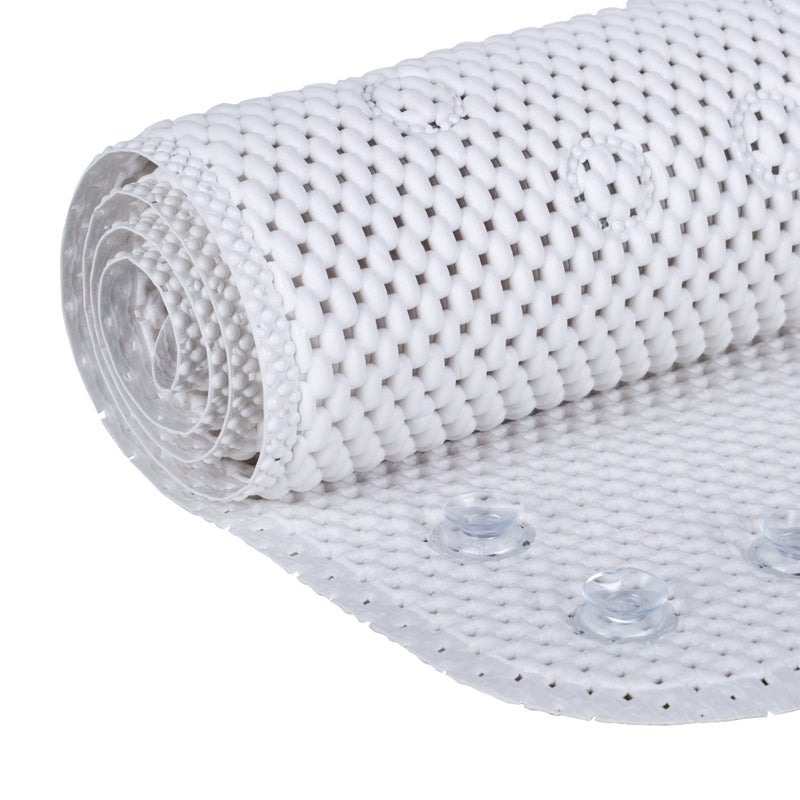 Duck Brand Softex Shower Mat  Machine Washable  21 x 21 Inches  White  Skid Resistant (285154) - Image 2