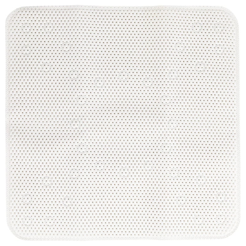 Duck Brand Softex Shower Mat  Machine Washable  21 x 21 Inches  White  Skid Resistant (285154) - Image 3