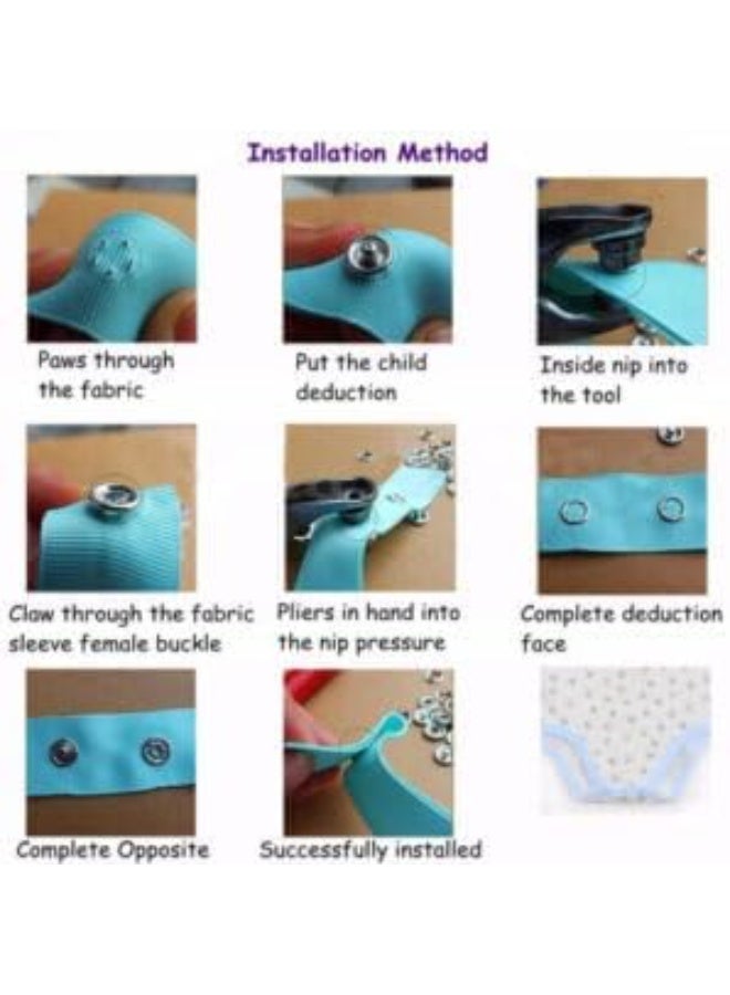 A snap-attaching tool, an easy button replacement for clothing, with a set of snaps. - Image 4