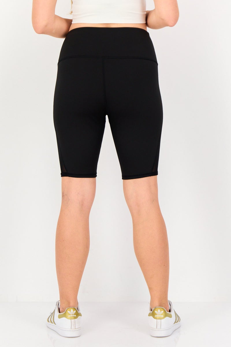 Aeropostale Women Sportswear Fit Training Shorts, Black - Image 3
