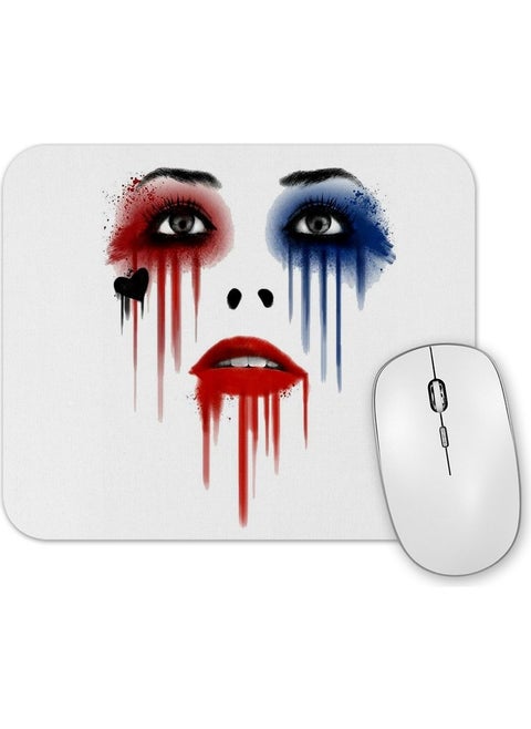 Print Shop Rosto Arlequina Mouse Pad
