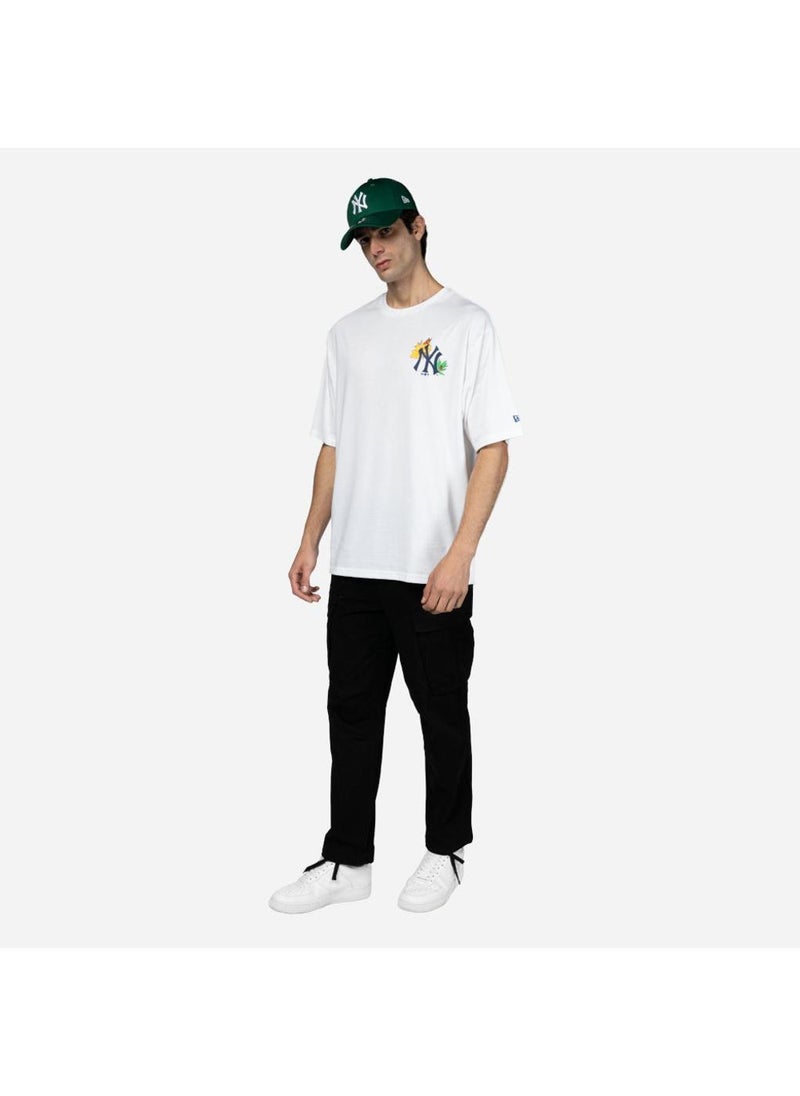 NEW ERA - New York Yankees Floral Graphic Oversized T-Shirt - Image 1