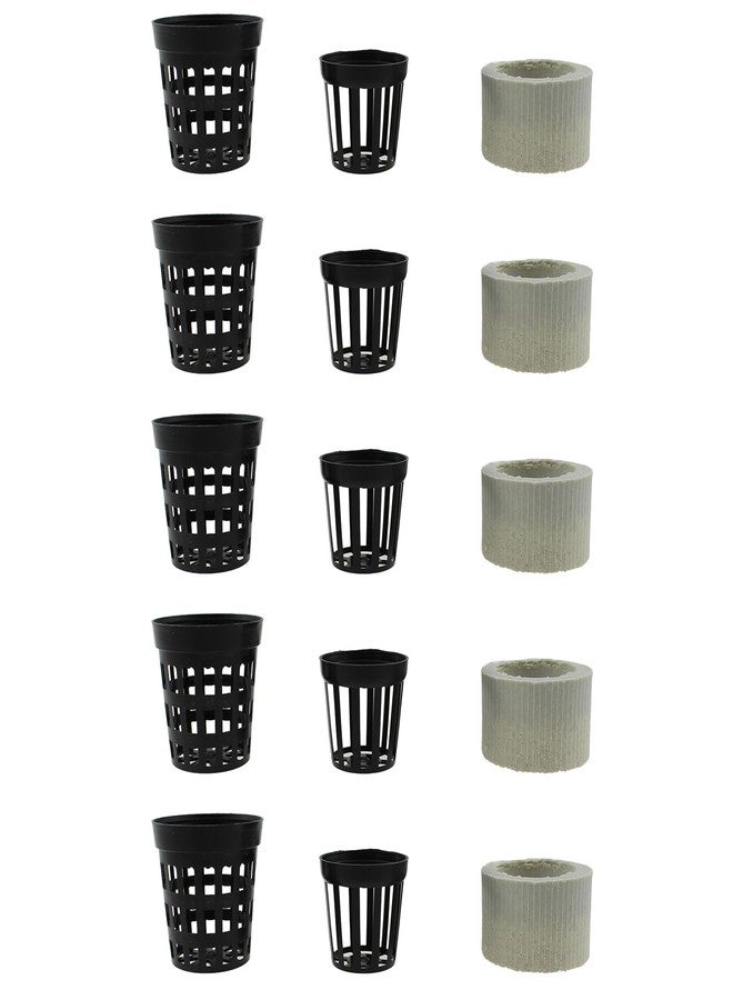 ماكسمورال مجموعة حلقات تثبيت نباتات مائية سيراميكية من ماكسمورال، 15 قطعة، لتزيين أحواض السمك، ومستلزمات الحيوانات الأليفة - Image 1