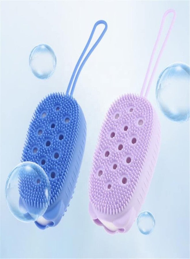 LAKSHRAJ SMARAN Look Bubble Bath Brush, Silicone Bath Body Brush, Ultra-Soft Scrubber for Shower Exfoliating, Body Brush for Unisex Good for Health Beauty - Image 5