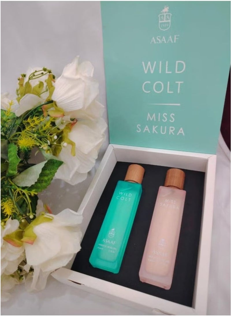 Asaaf Luxury Package Wild Colt 200ml + Miss Sakura 200ml Eau de Parfum - Image 3