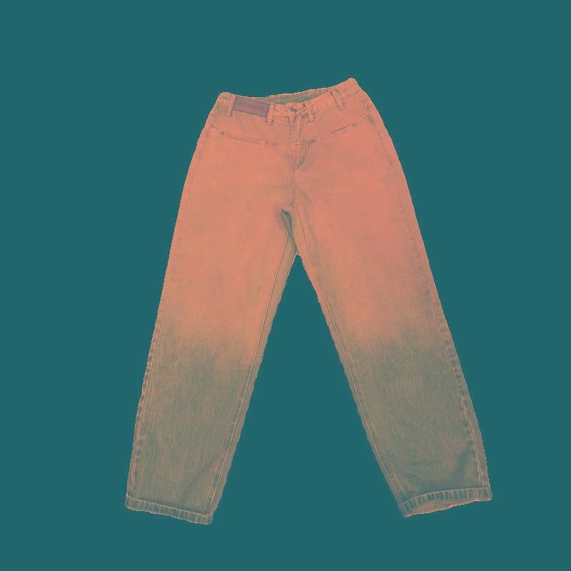 Unisex Classic Denim Jeans Loose Fit Daily Outdoor Wear - Image 5