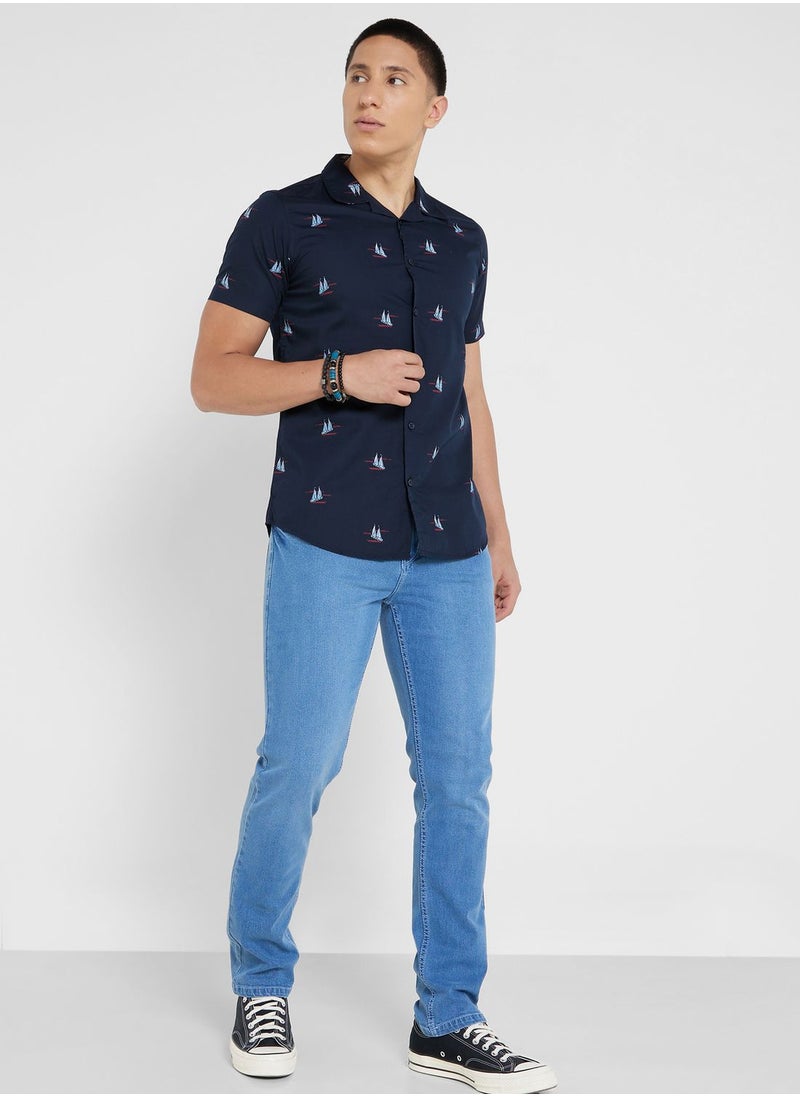 Seventy Five - Mens Basic Jeans - Image 1