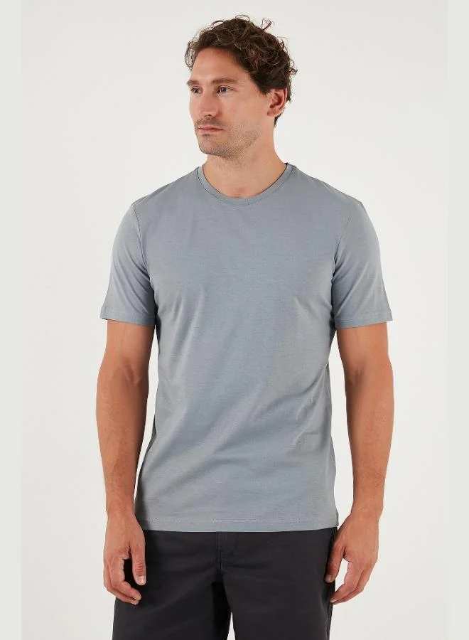 Buratti  Buratti Cotton Regular Fit Crew Neck T Shirt Men's T SHIRT 59020204 for Men | Best Price UAE