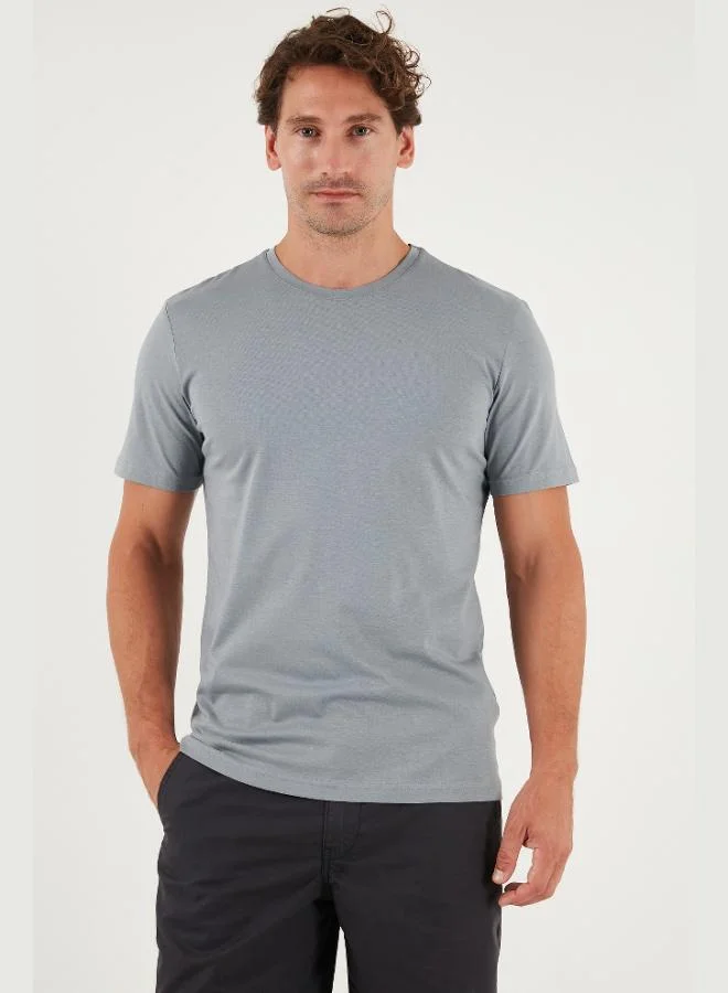 Buratti  Buratti Cotton Regular Fit Crew Neck T Shirt Men's T SHIRT 59020204 for Men | Best Price UAE